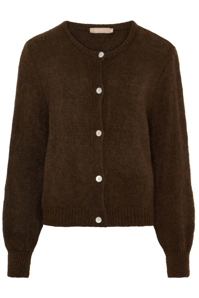 Marta Du Chateau - Mdccosima Knit Cardigan 5223 - Chocolat111909
