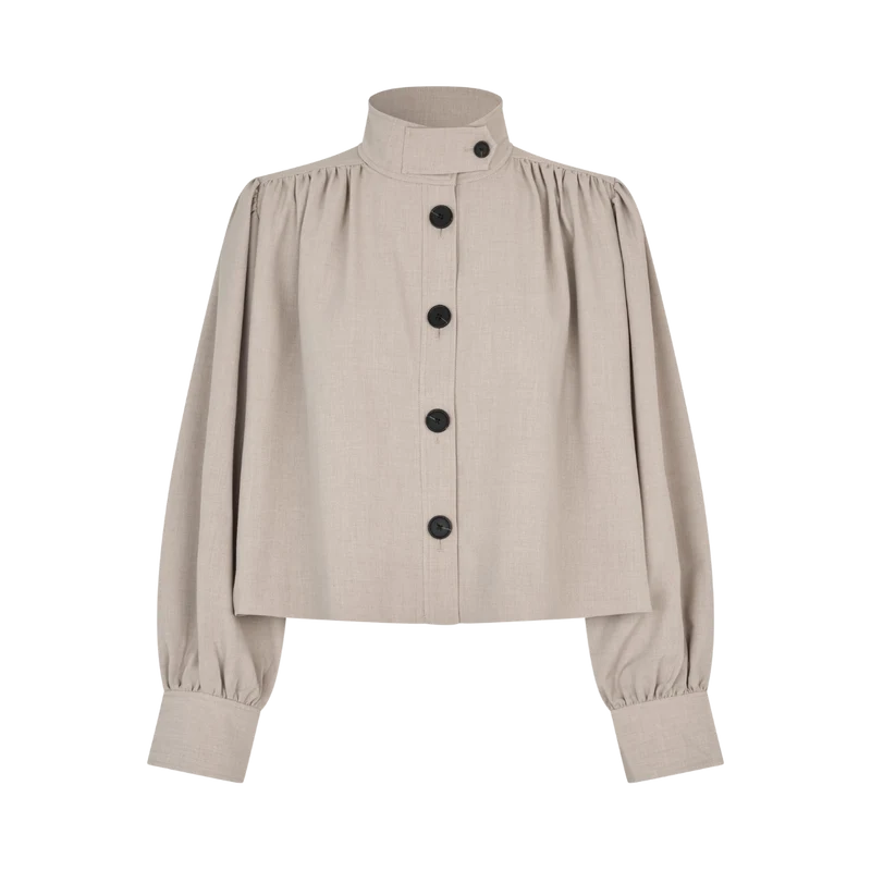 Zoie Jacket - Light Beige Melange