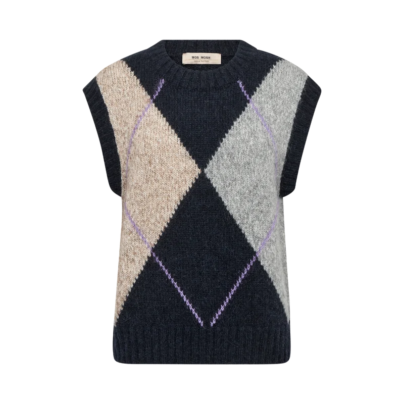 MMJennine Knit Vest - Salute Navy