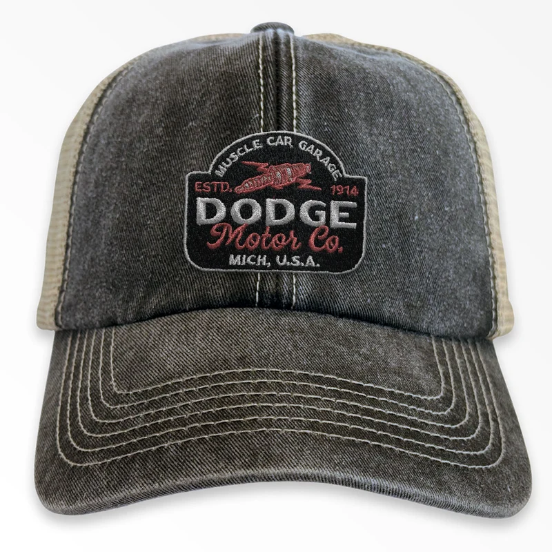 Dodge Motor Co Patch Vintage Trucker Cap
