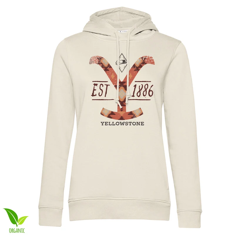 Yellowstone Native Pattern Logo Girly Hoodie