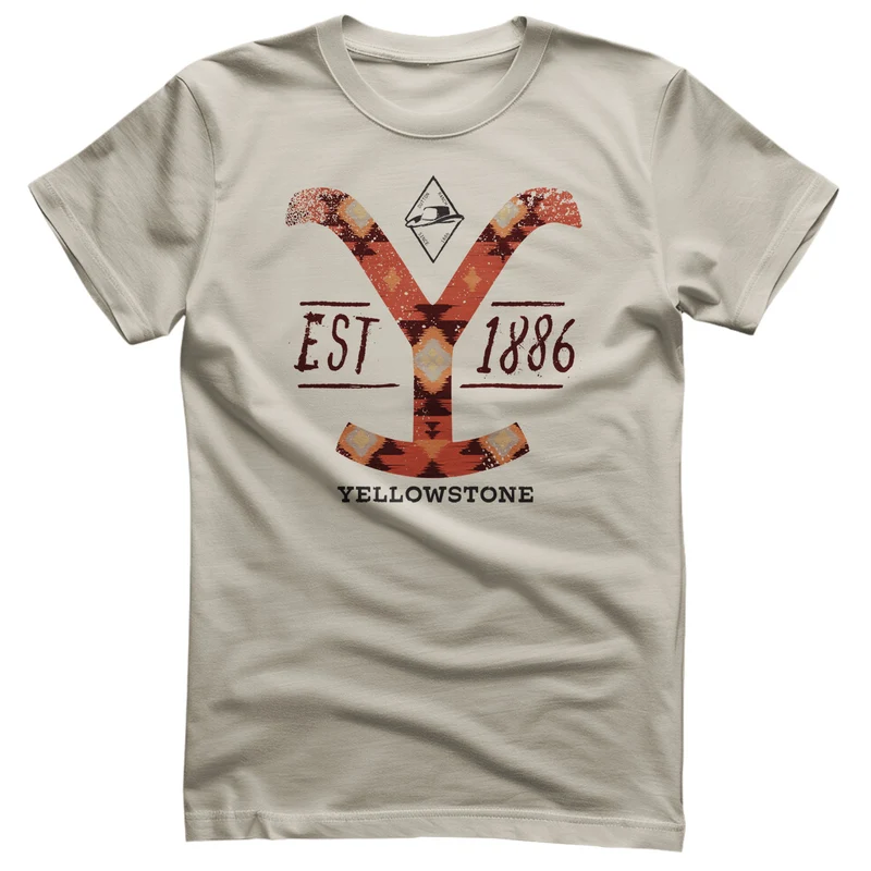 Yellowstone Native Pattern Logo T-Shirt