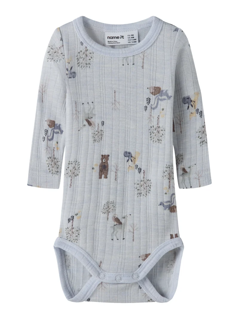 Wang 100% Merinoull Body Med Skogsdjur