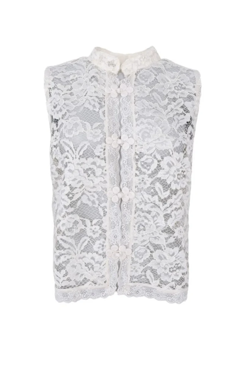 Black Colour - Bcrosa Napoleon Top 41300 - Shirts - Off White