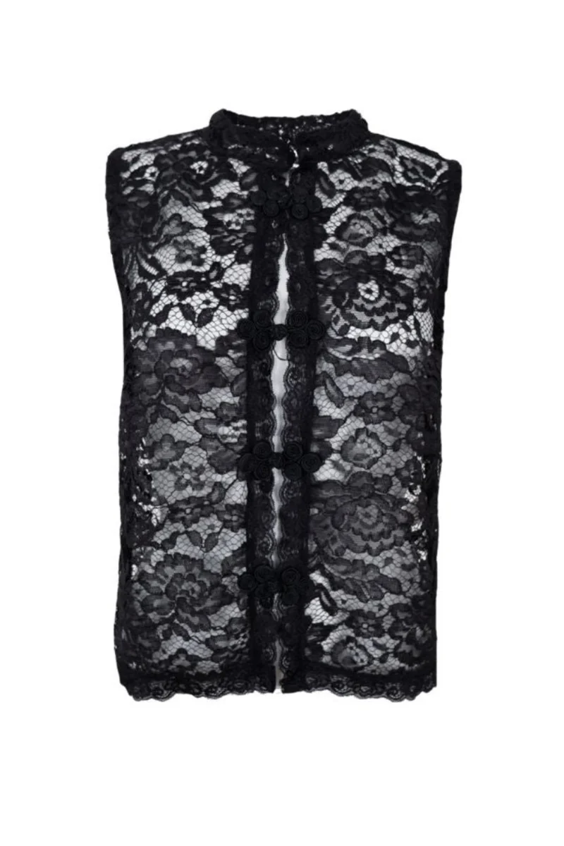 Black Colour - Bcrosa Napoleon Top 41300 - Shirts - Black