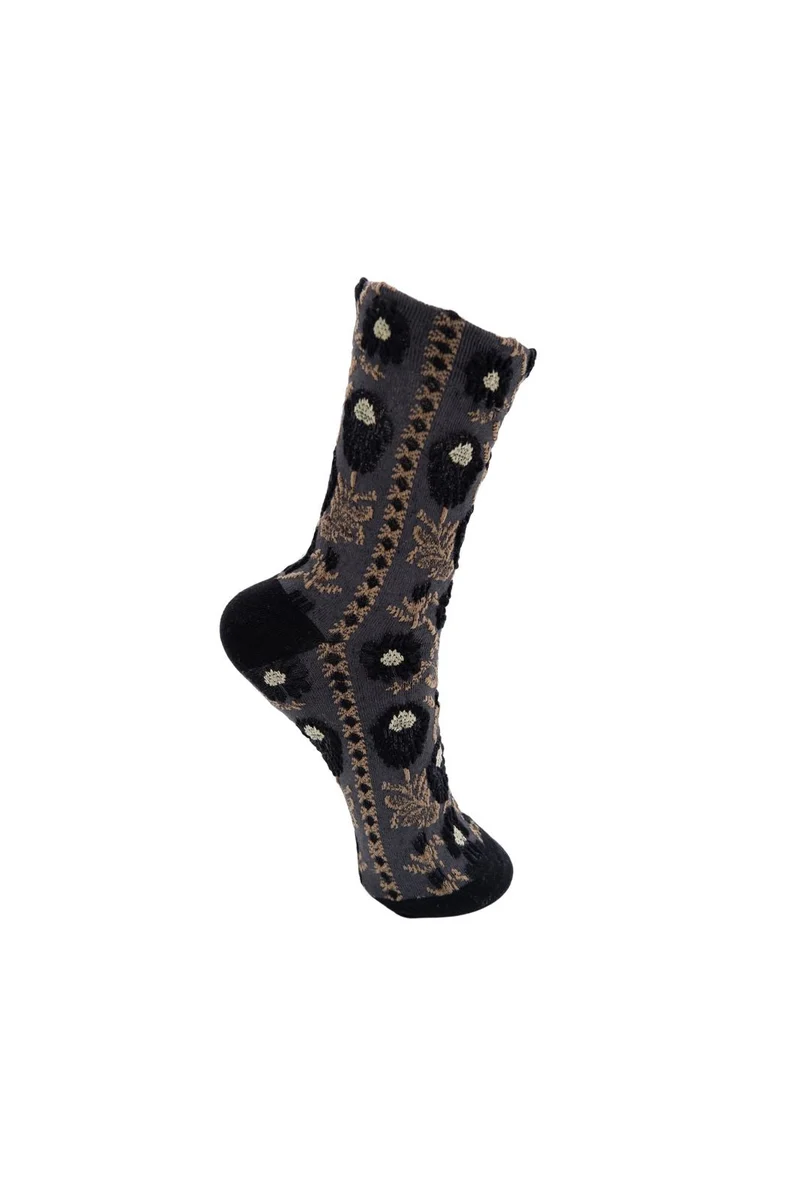 Black Colour - Bcabril Sock 8570 - Dk. Grey