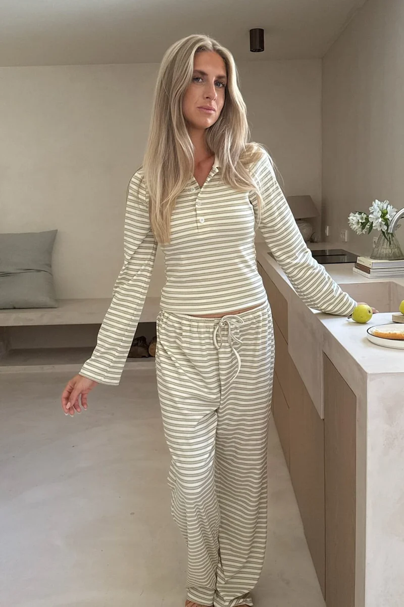 BYIC - Livaic Polo A23982 - Yellow Stripes