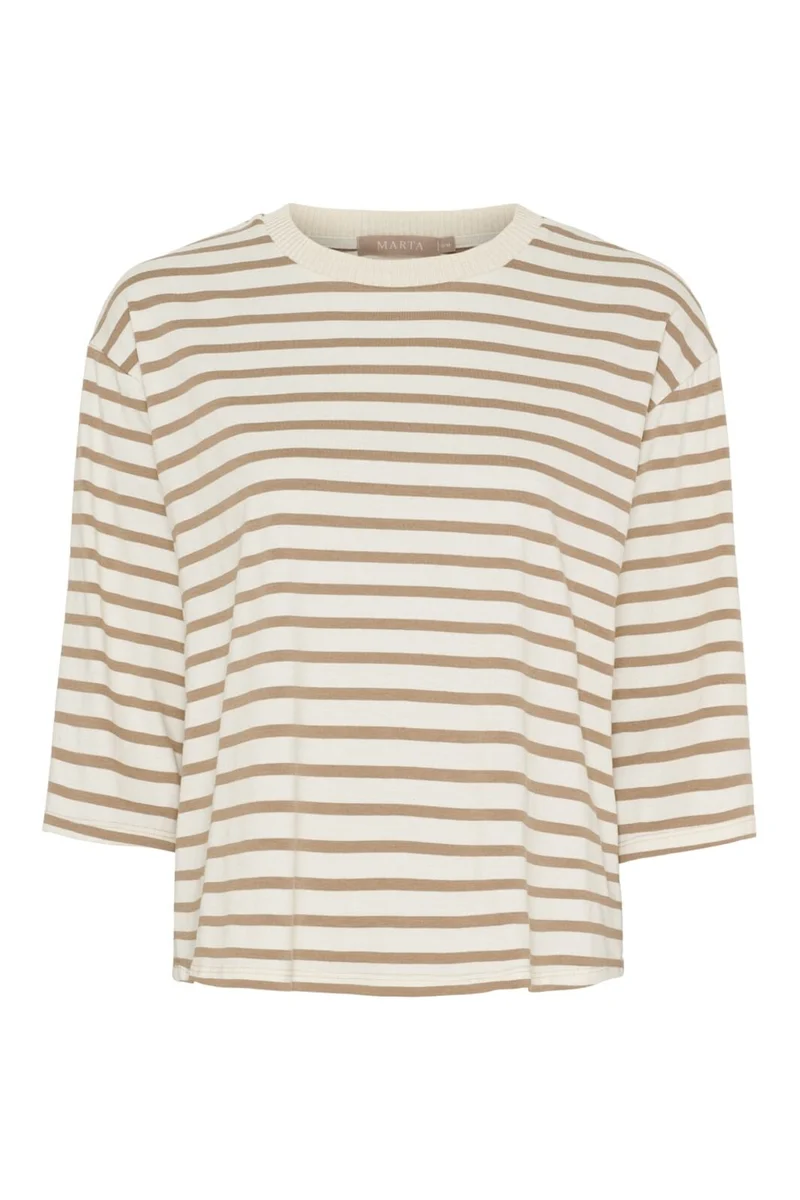 Marta Du Chateau - Cbrooklyn Tee 58351 - Beige/Fango