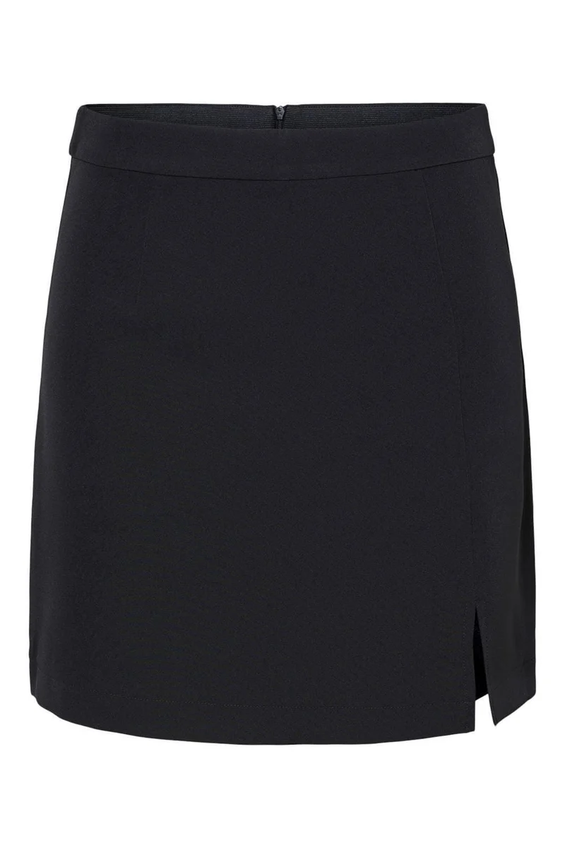 Pieces - Pcbozzy Slit Skirt - 4543165 Black