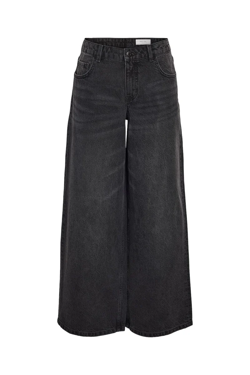 Noisy May - Nmkettie Nw Wide Leg Jeans Vi559Bl - 4762654 Black Denim