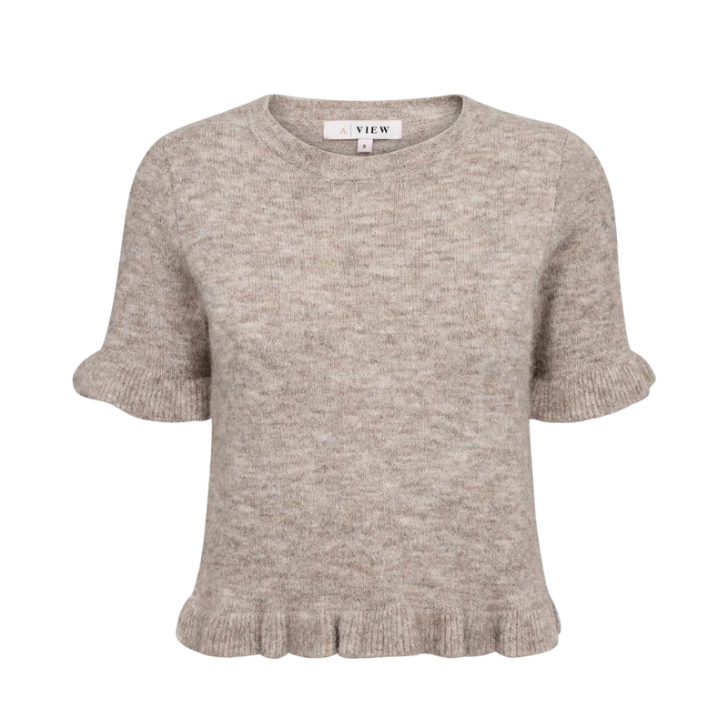 Landy Knit Blouse - Sand