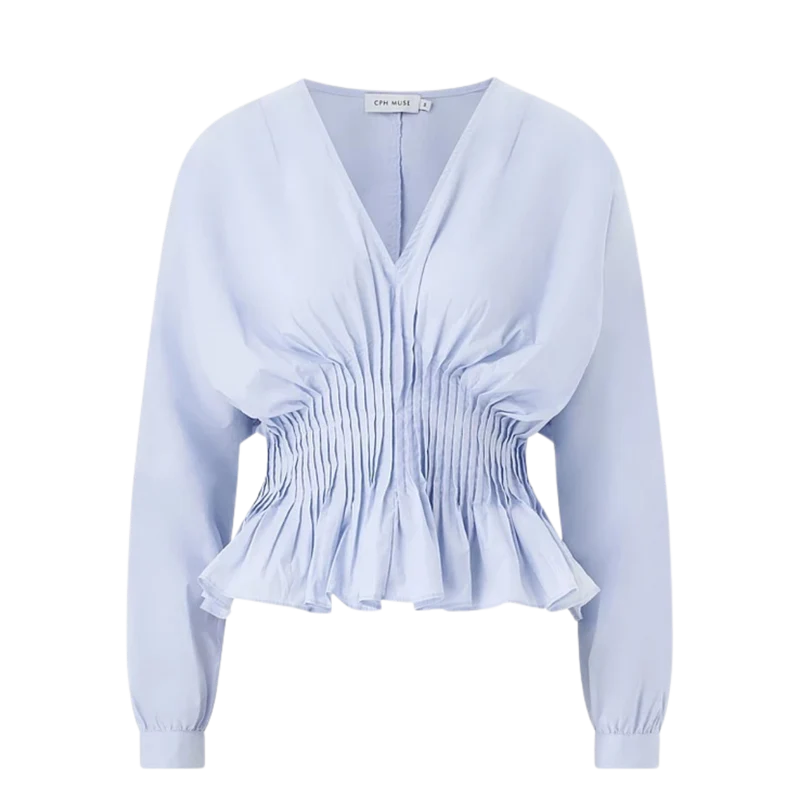 CMPoplin Blouse - Heather