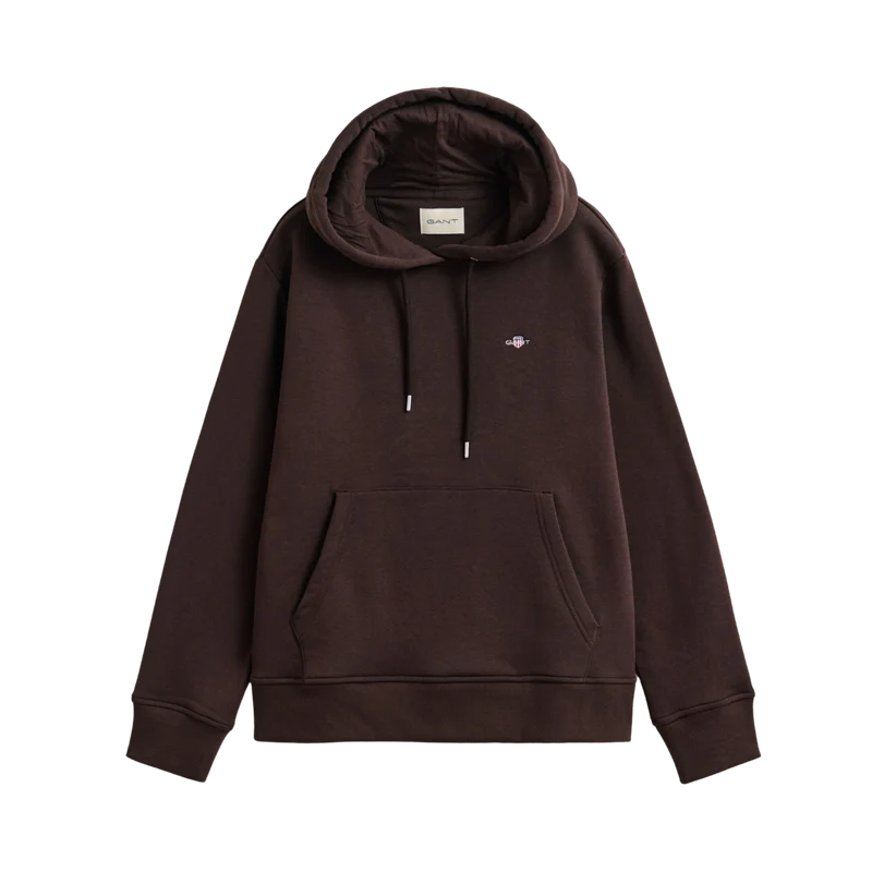 Shield Hoodie - Deep Brown