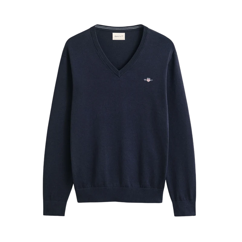 Cotton Sweater - Evening Blue