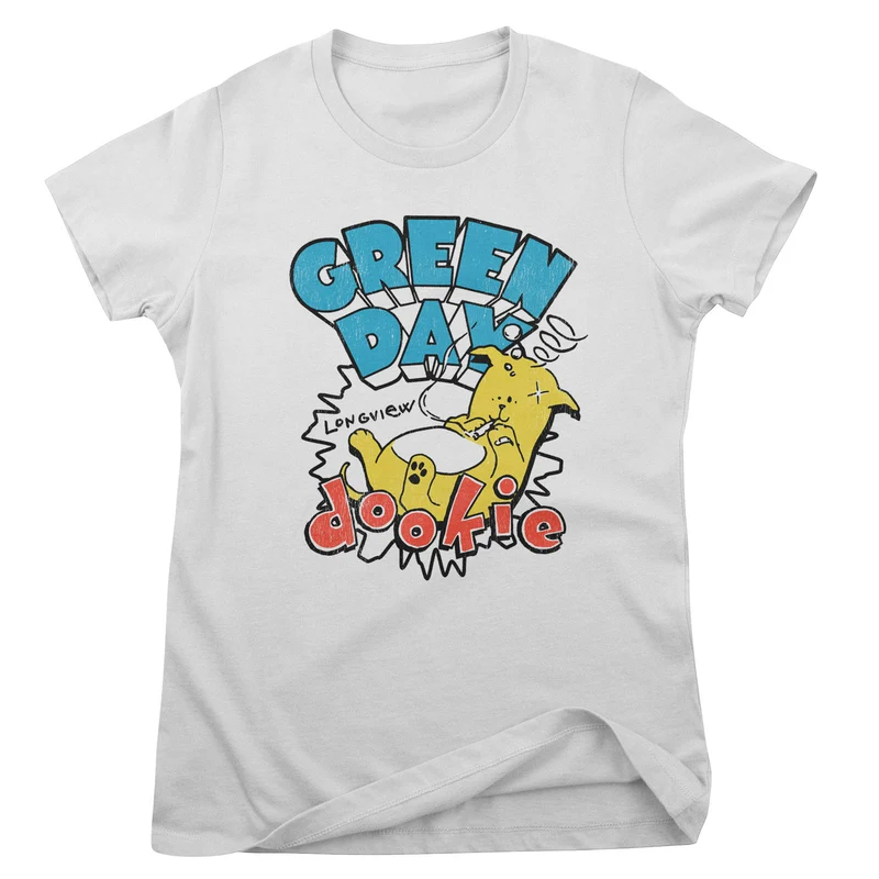 Green Day Longview Dookie Girly Tee