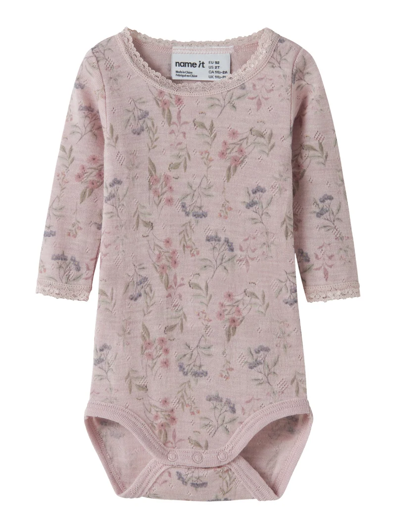 Wang 100% Merinoull Body Med Blommor