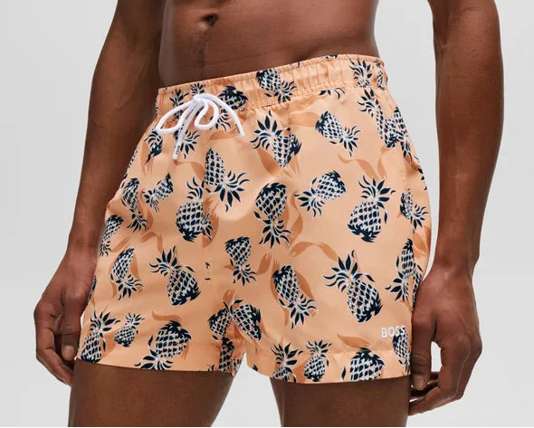 BOSS Ery Swim Shorts - Orange