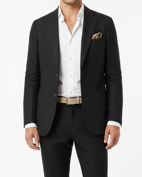 SIR OF SWEDEN Ness Linen Suit - Black