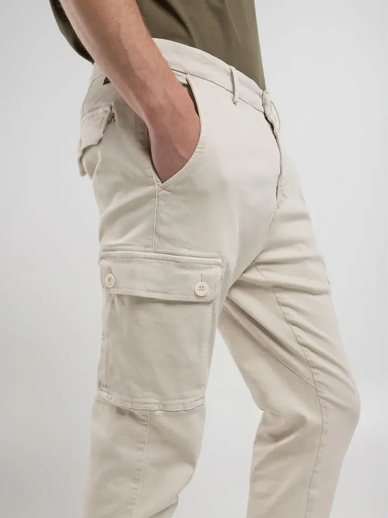 REPLAY Jaan Cargo Hyperflex™ Chino - Alabaster