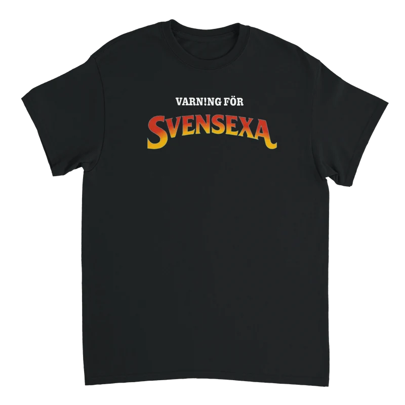 T-shirt - Varning för Svensexa