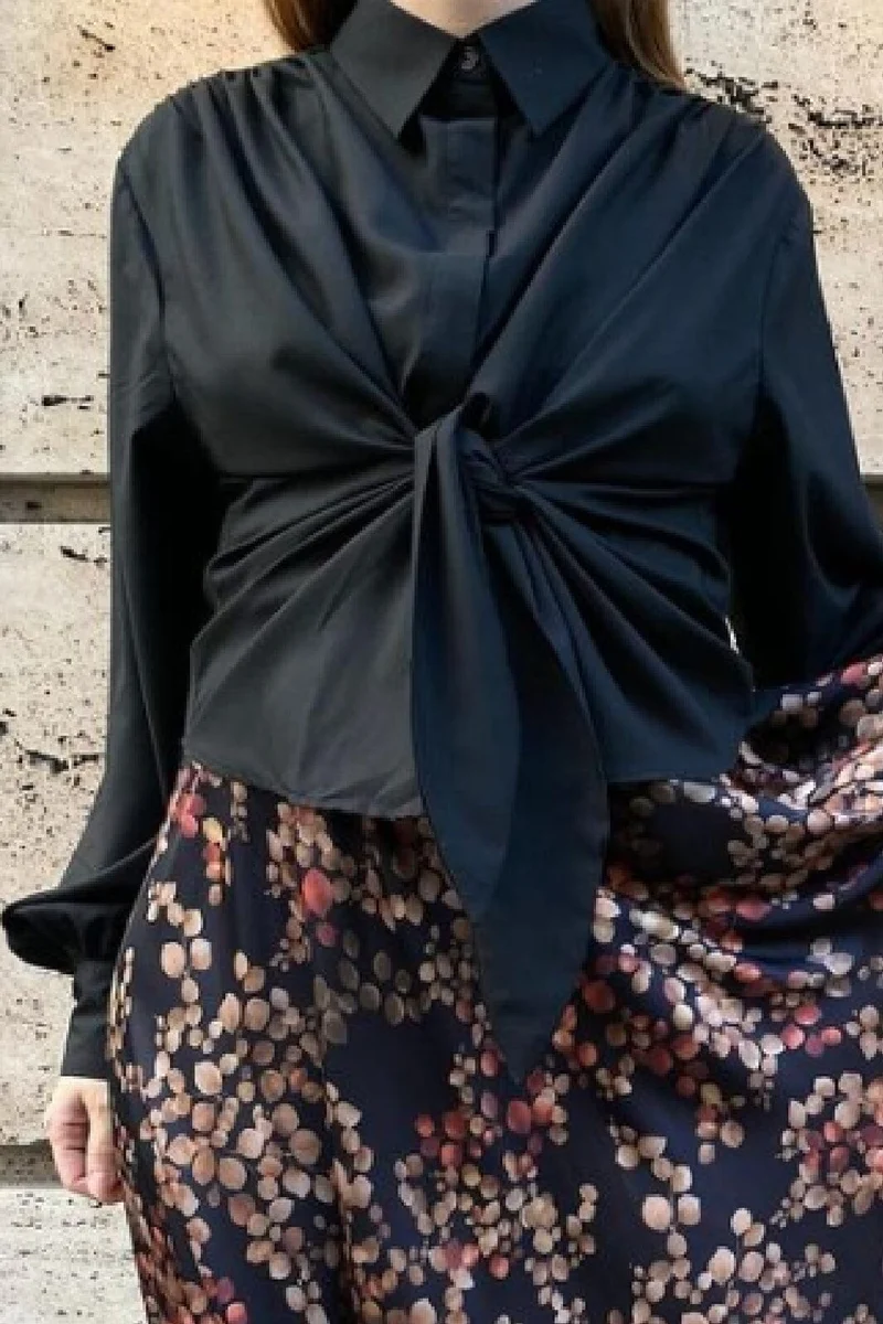 Karmamia - Lee Shirt - Black Cotton