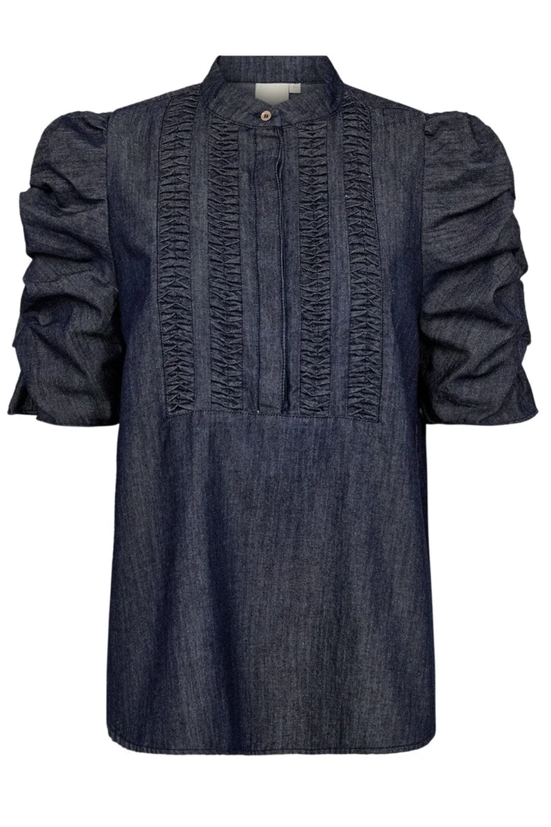 Förbeställning - Ssia - Bellisgo Blouse G2721 - Denim Blue