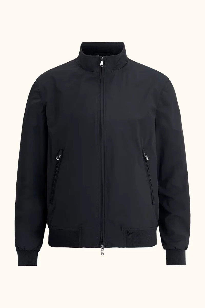 OSCAR JACOBSON Bomber Jacket - Navy