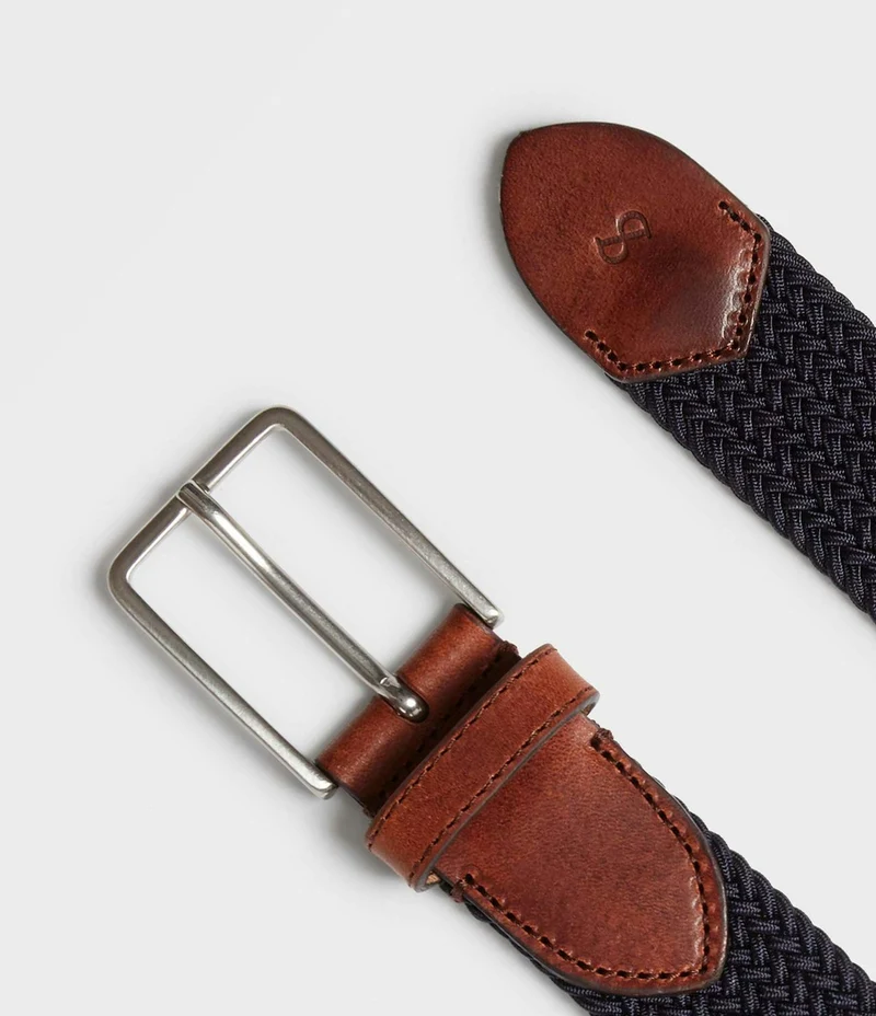 SADDLER Marstrand Belt Stretch - Navy