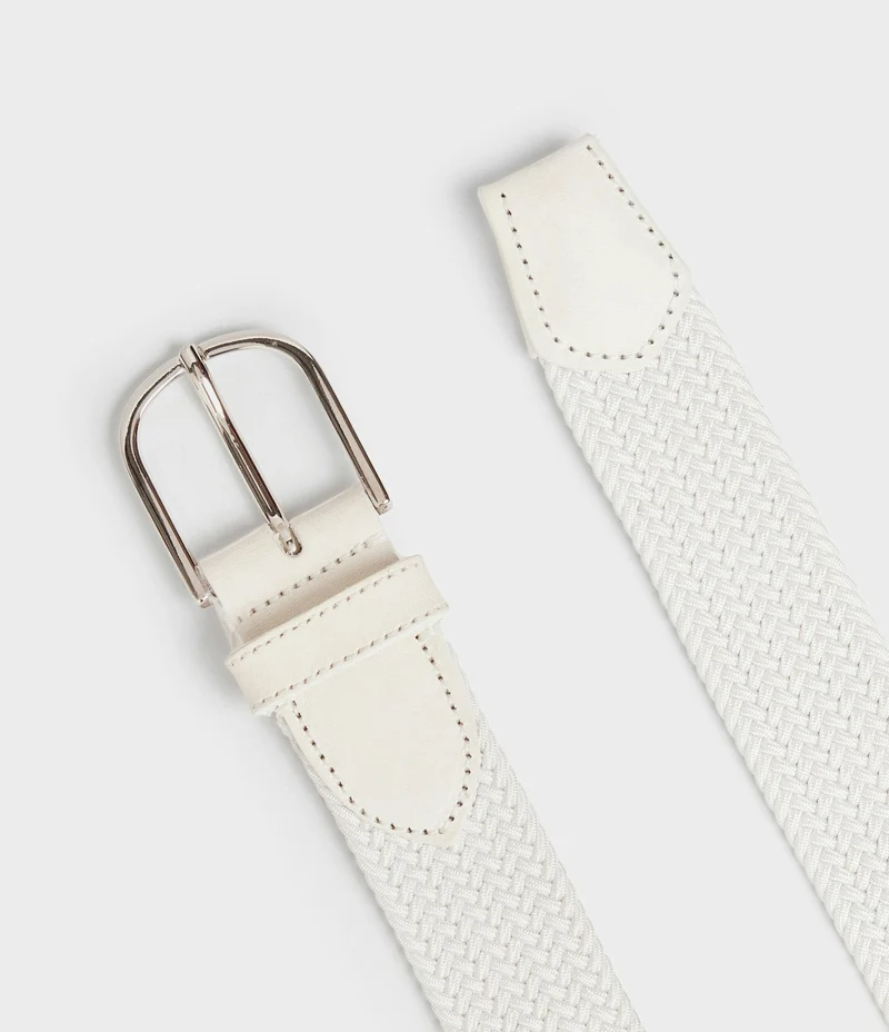 SADDLER Ekberg Belt Stretch - White