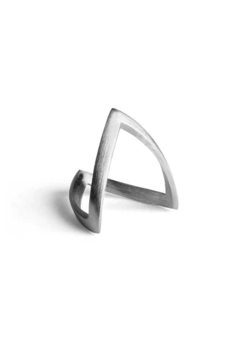 Jane Kønig - V Ring - Forsølvet