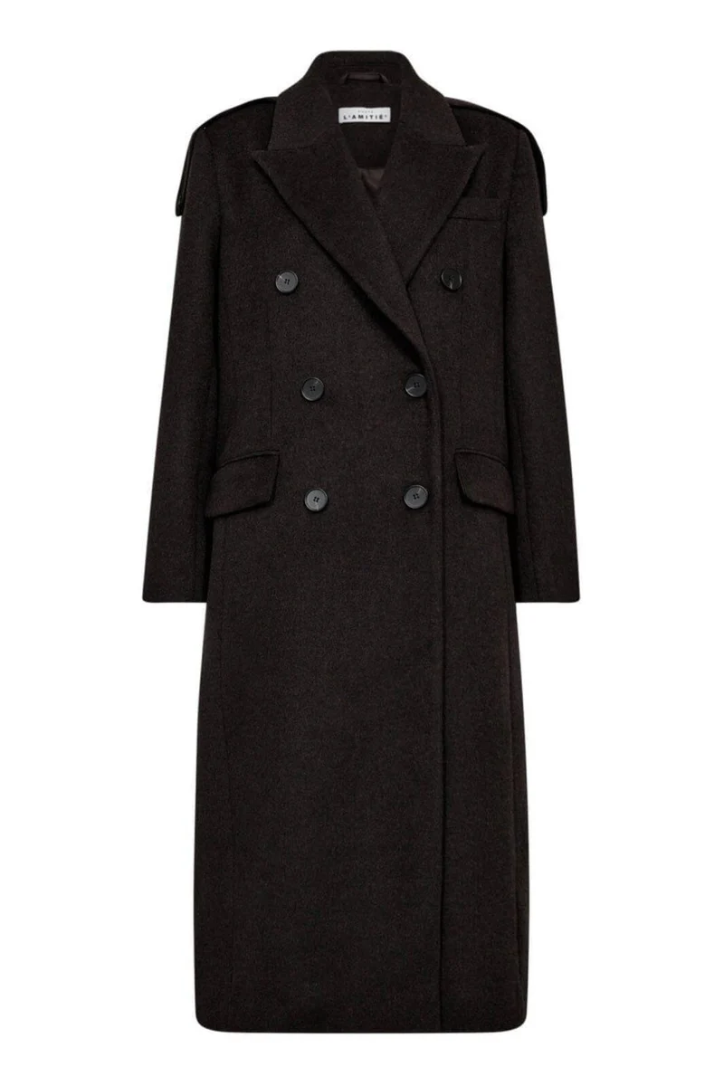 Haute L'Amitié - Lida Tailor Wool Coat HL10204 - Mocca