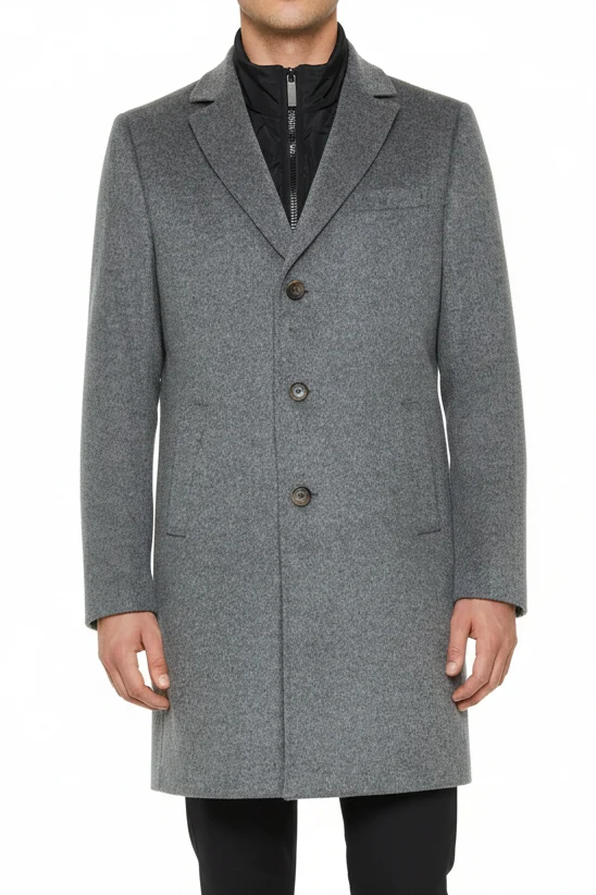 SAND Sultan Tech Cashmere Coat - Grey