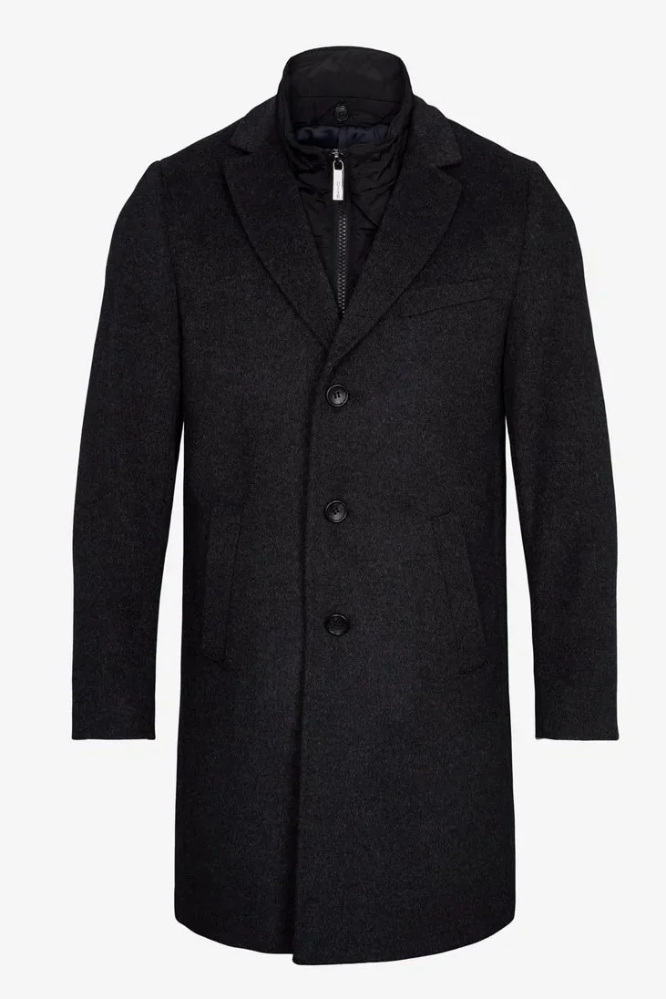 SAND Sultan Tech Cashmere Coat - Black