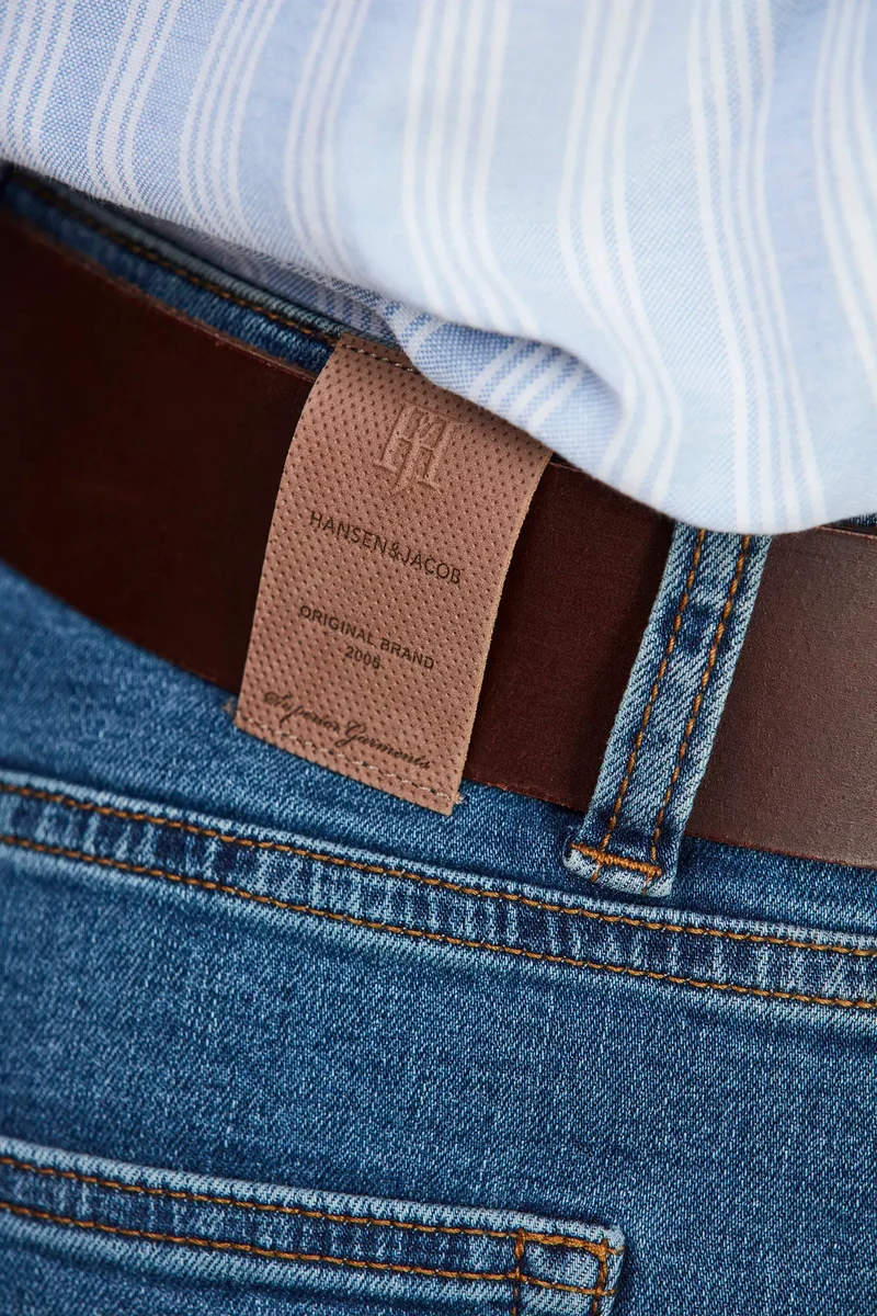 HANSEN & JACOB Cape Town Silk Touch Denim Jeans - Light Blue