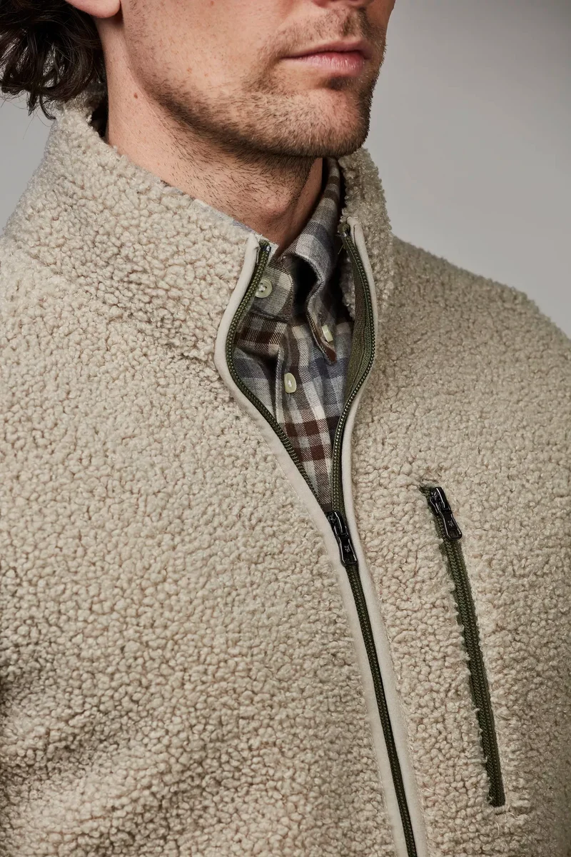 HANSEN & JACOB Pile Fleece Jacket - Sand