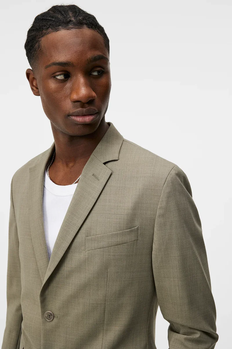J.LINDEBERG Hopper Bi-Stretch Blazer - Oil Green