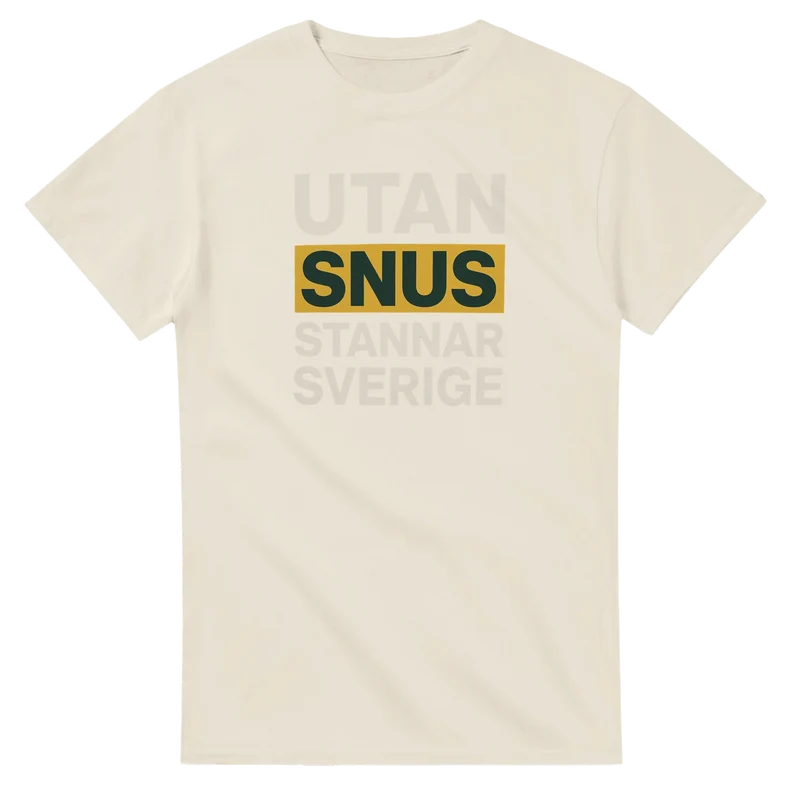 T-shirt - Utan snus stannar Sverige