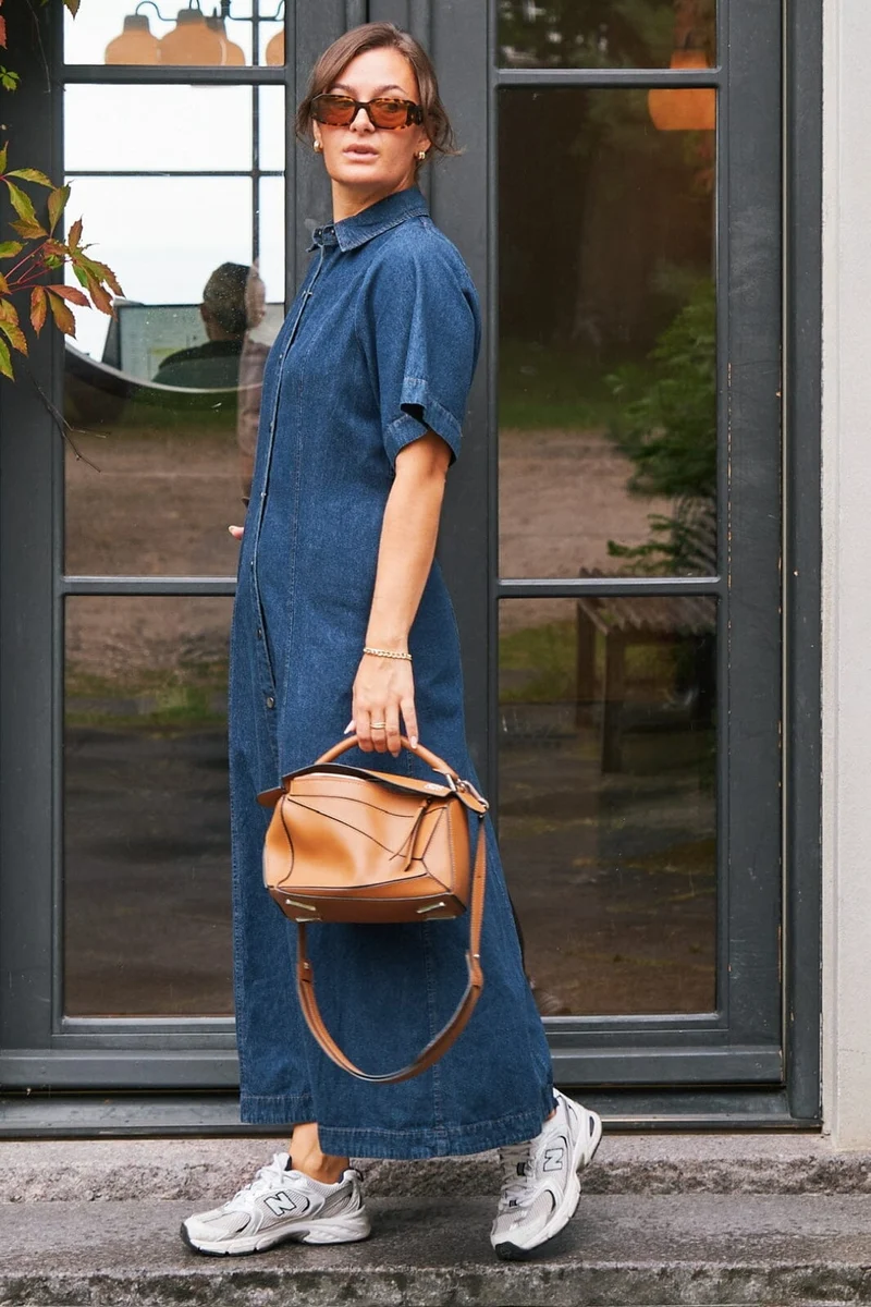 Neo Noir - Balli Denim Dress - Dark Blue