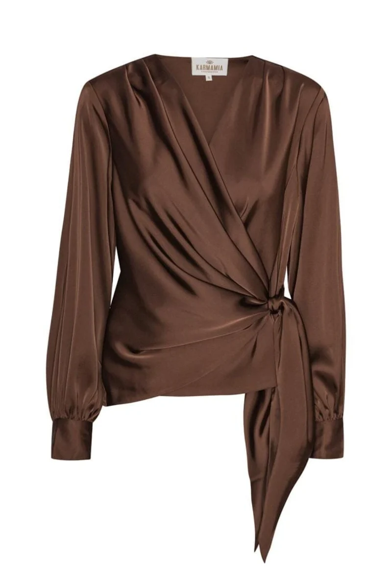 Karmamia - Ines Blouse - Semi Rich Brown