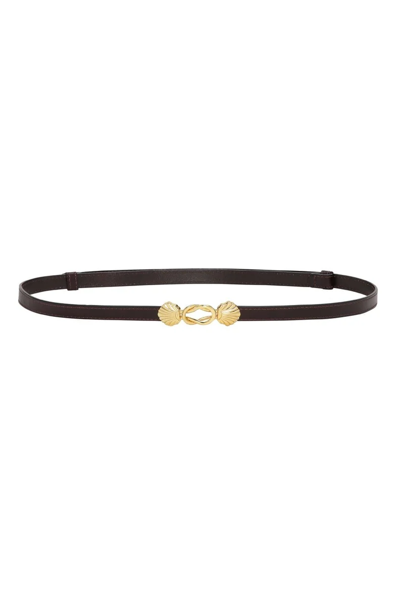 Plissé Copenhagen - Lili Belt - Brown