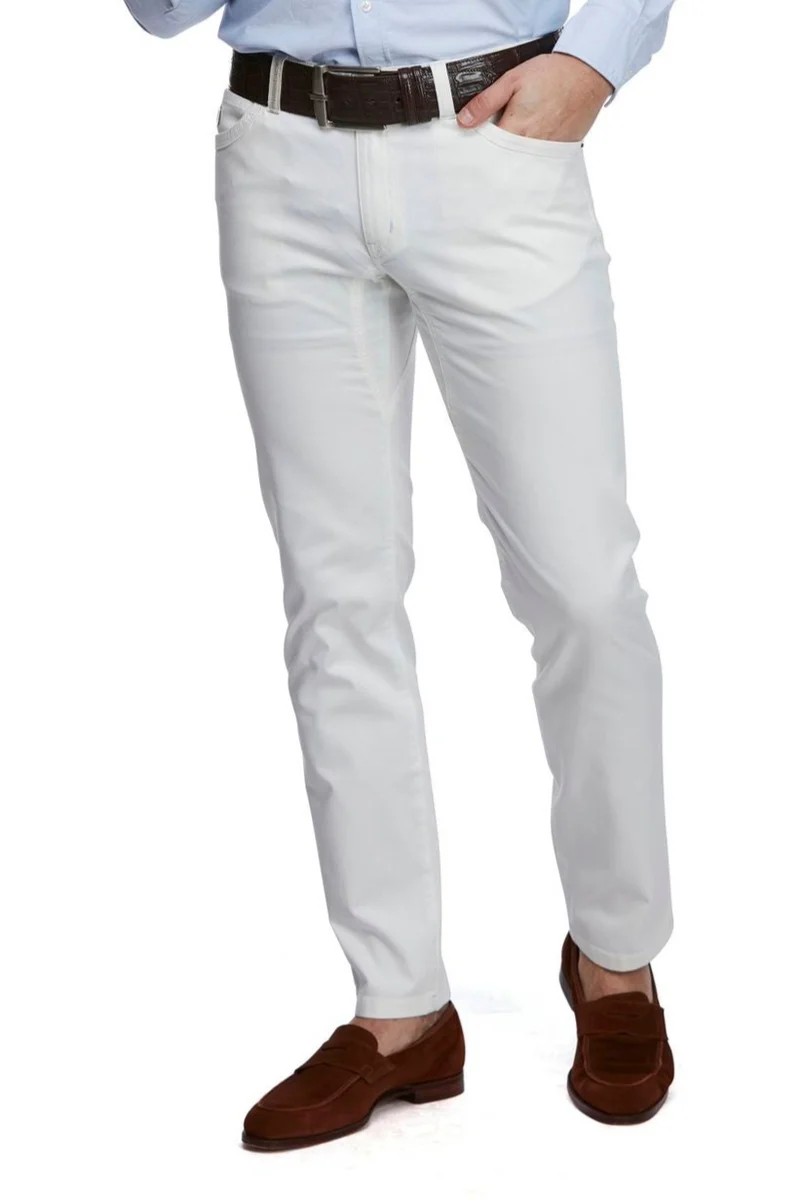 HANSEN & JACOB 5-Pkt Pan Oxford - Off White