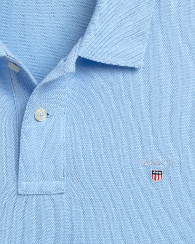GANT Shield Polo Shirt - Capri Blue