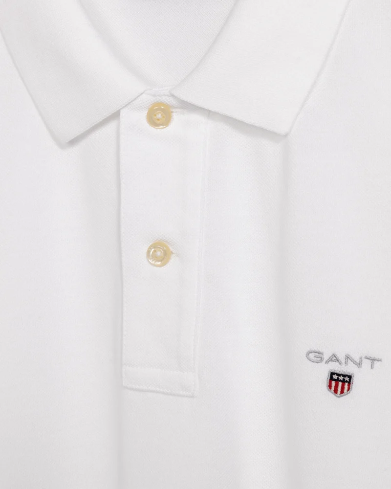 GANT Shield Polo Shirt - White