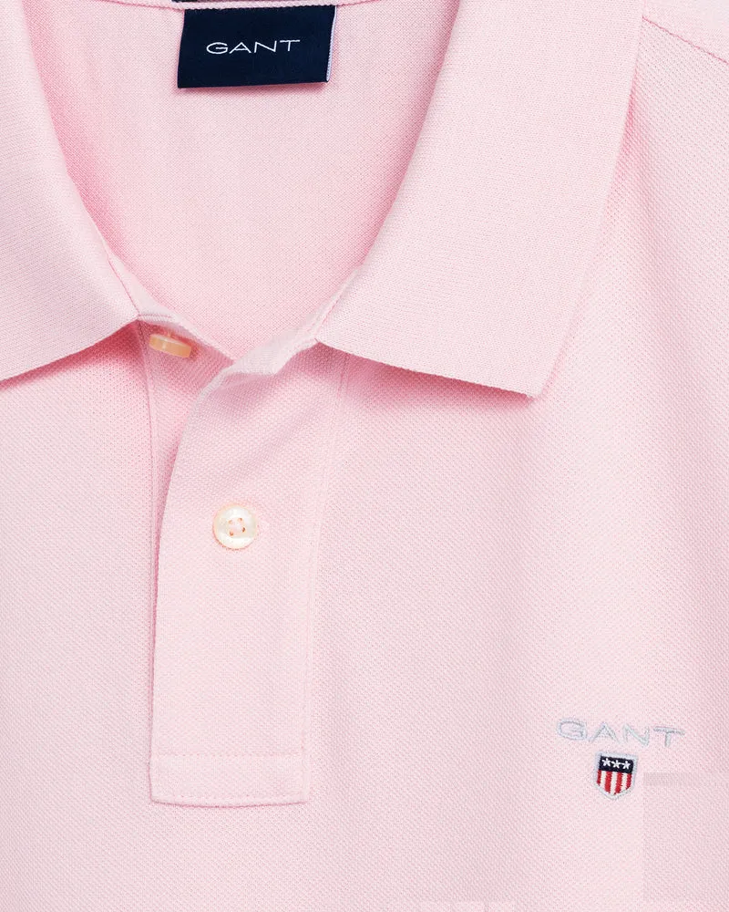 GANT Shield Polo Shirt - Bubblegum Pink