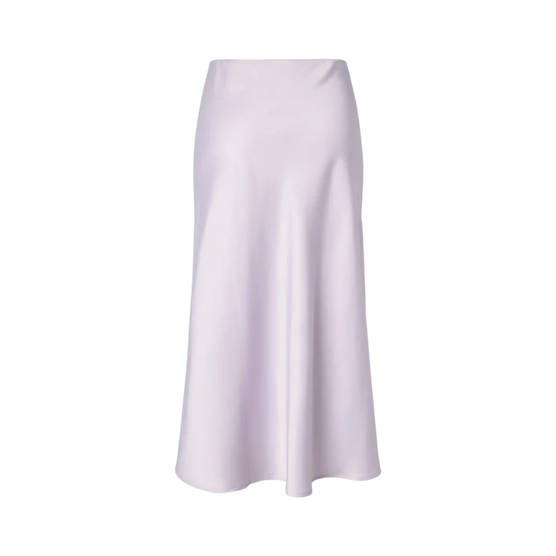 YASPella Highwaist Midi Skirt - Orchid Petal