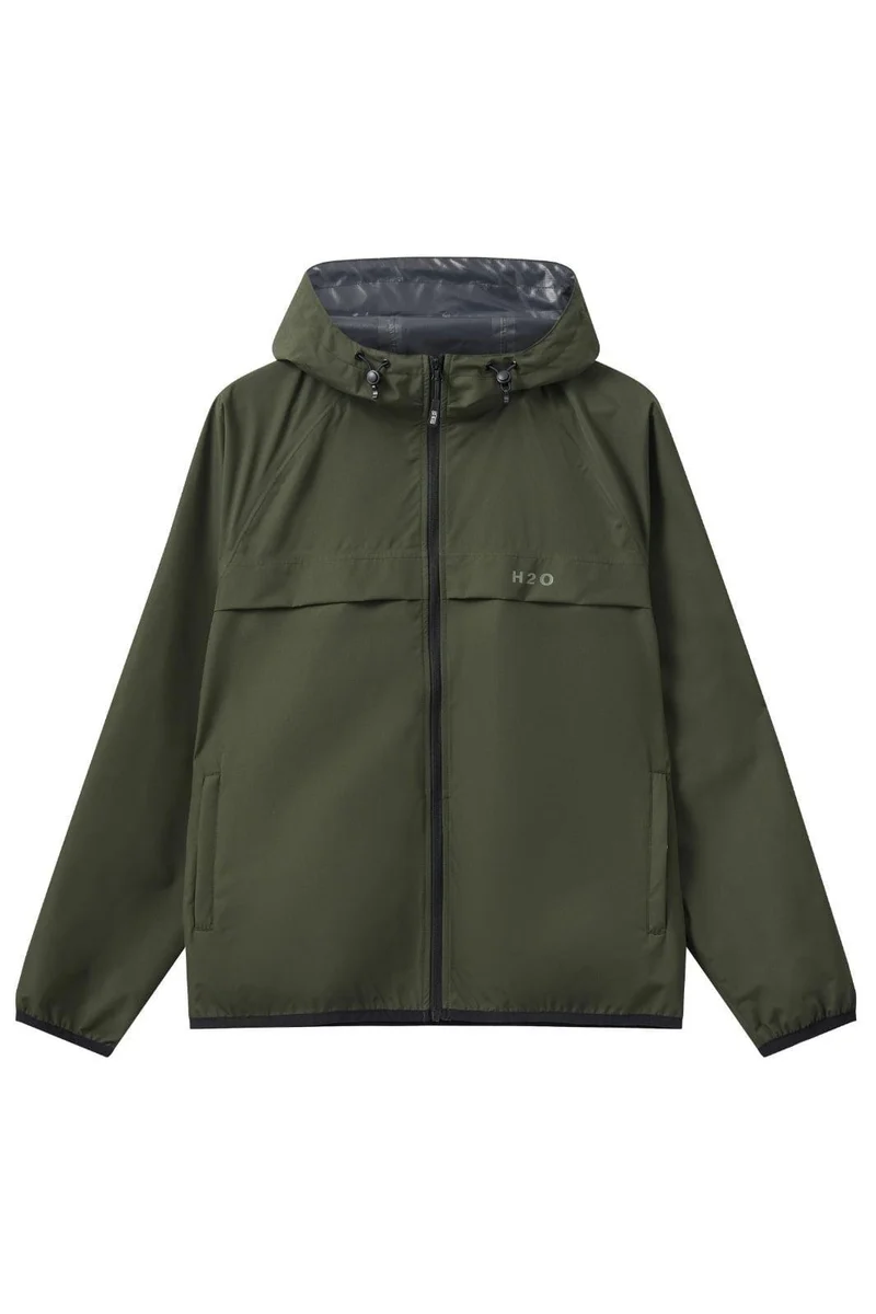 H2O - Rømø Lw Rain Jacket Packable - 3020 Army