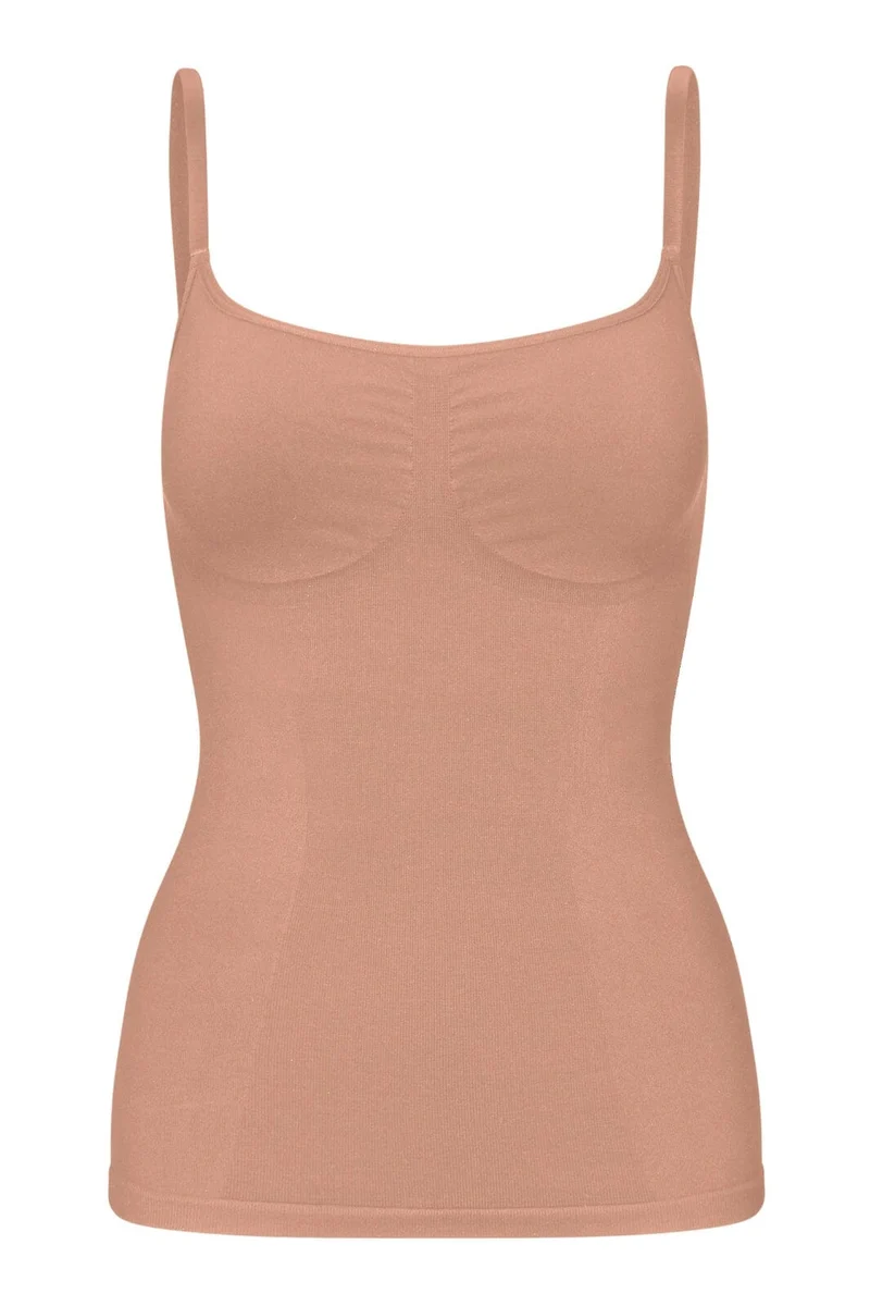 Lykkeland Ateliér - Second Skin Cami Top - Tan