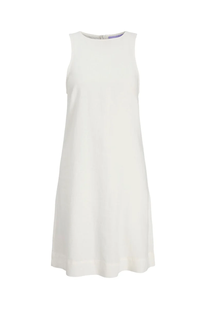 Jjxx - Jxalmira Linen Ble Short Sl Dress Ln - 4906572 Blanc De Blanc