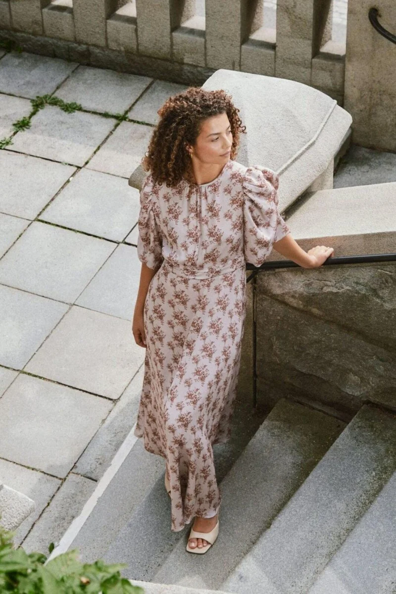 Neo Noir - Kikka Wild Rose Dress 164910 - 630 - Dusty Rose