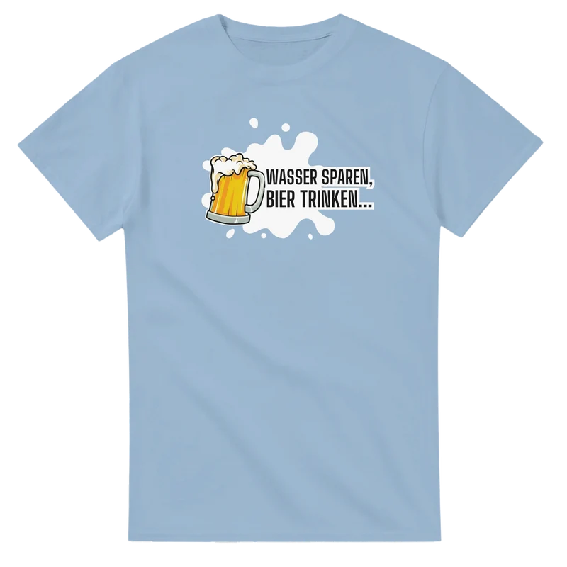 T-shirt Original - Wasser Sparen, Bier Trinken